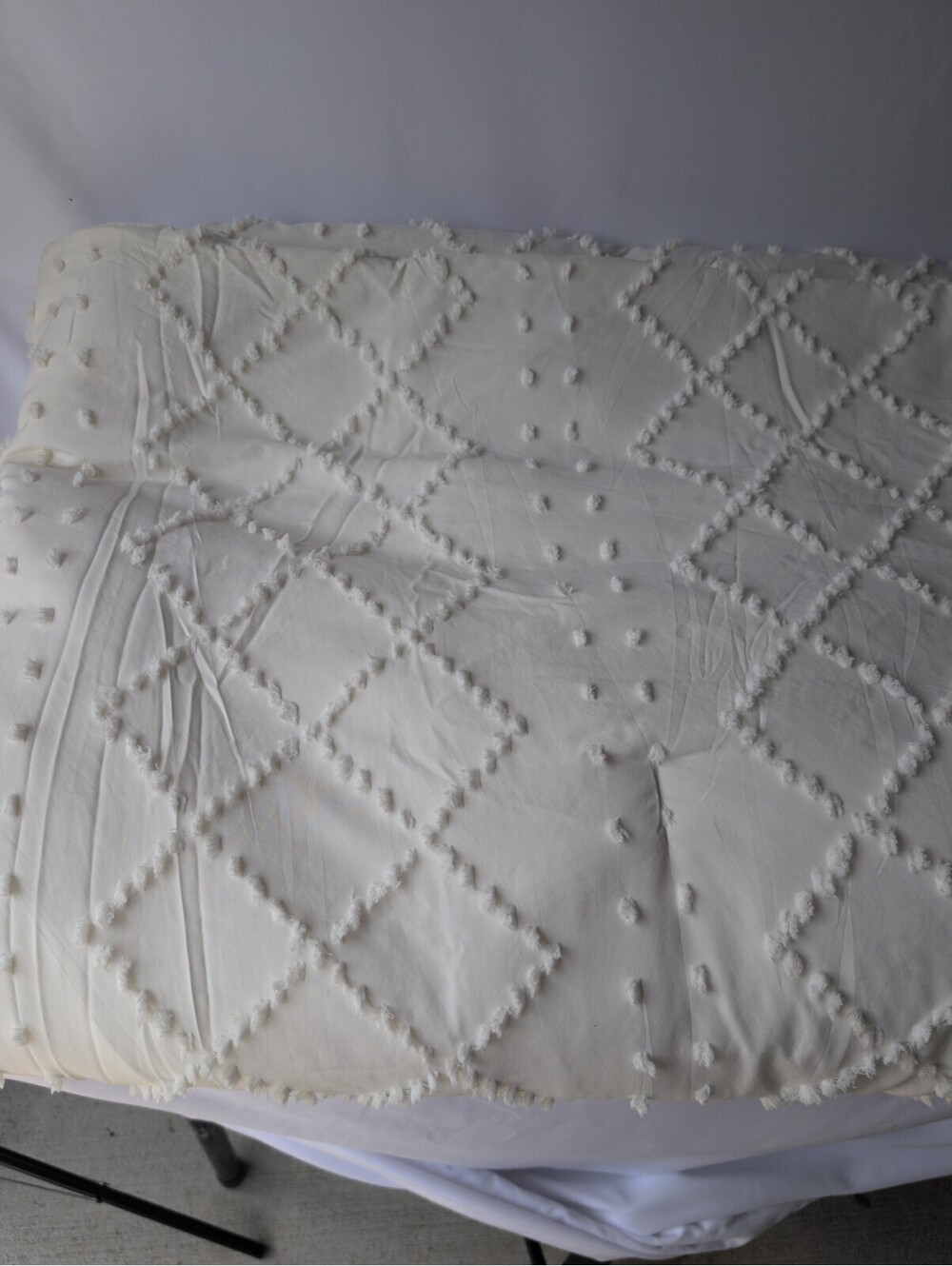 Bedsure King Comforter Set Off White 104x90 3pc Polyester Soft Prewashed